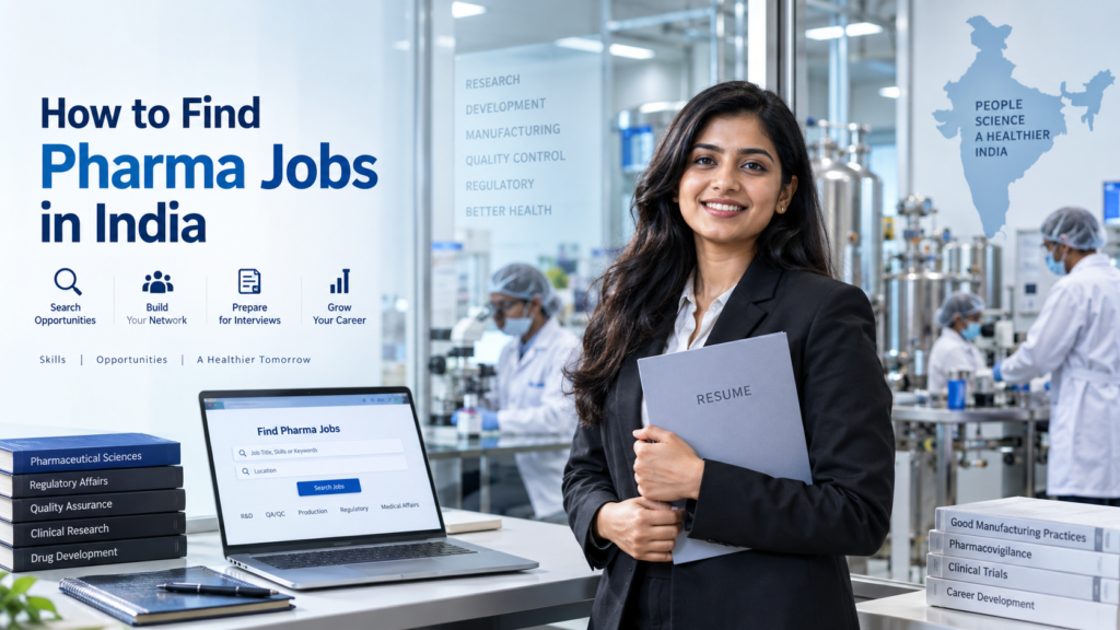 How to search for pharma jobs in India for freshers and experienced professionals